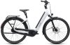 Cube Supreme RT Hybrid Comfort EX 600 metallicwhite'n'reflex Größe: Easy Entry 54 cm